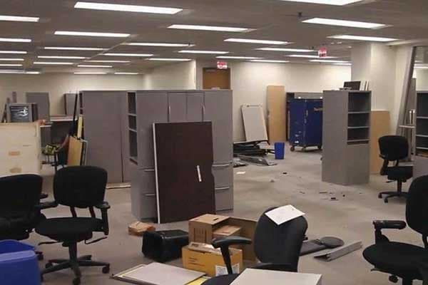 Large-Scale Office Dismantling